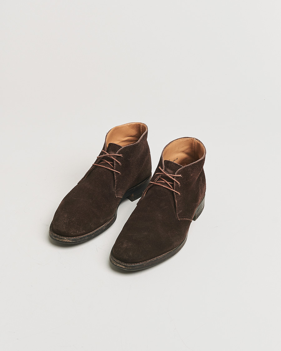 Men | Crockett & Jones Chiltern Dainite Chukka Boot Brown Suede UK7,5 - EU41,5 | Pre-owned | Crockett & Jones Chiltern Dainite Chukka Boot Brown Suede UK7,5 - EU41,5