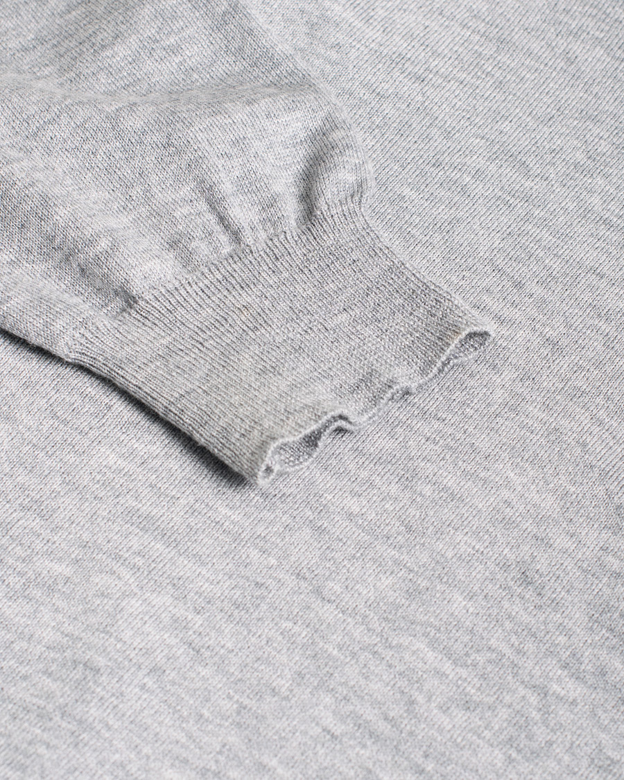 Men | Sweaters & Knitwear | Pre-owned | Stenströms Merino Zegna Knitted Cardigan Light Grey