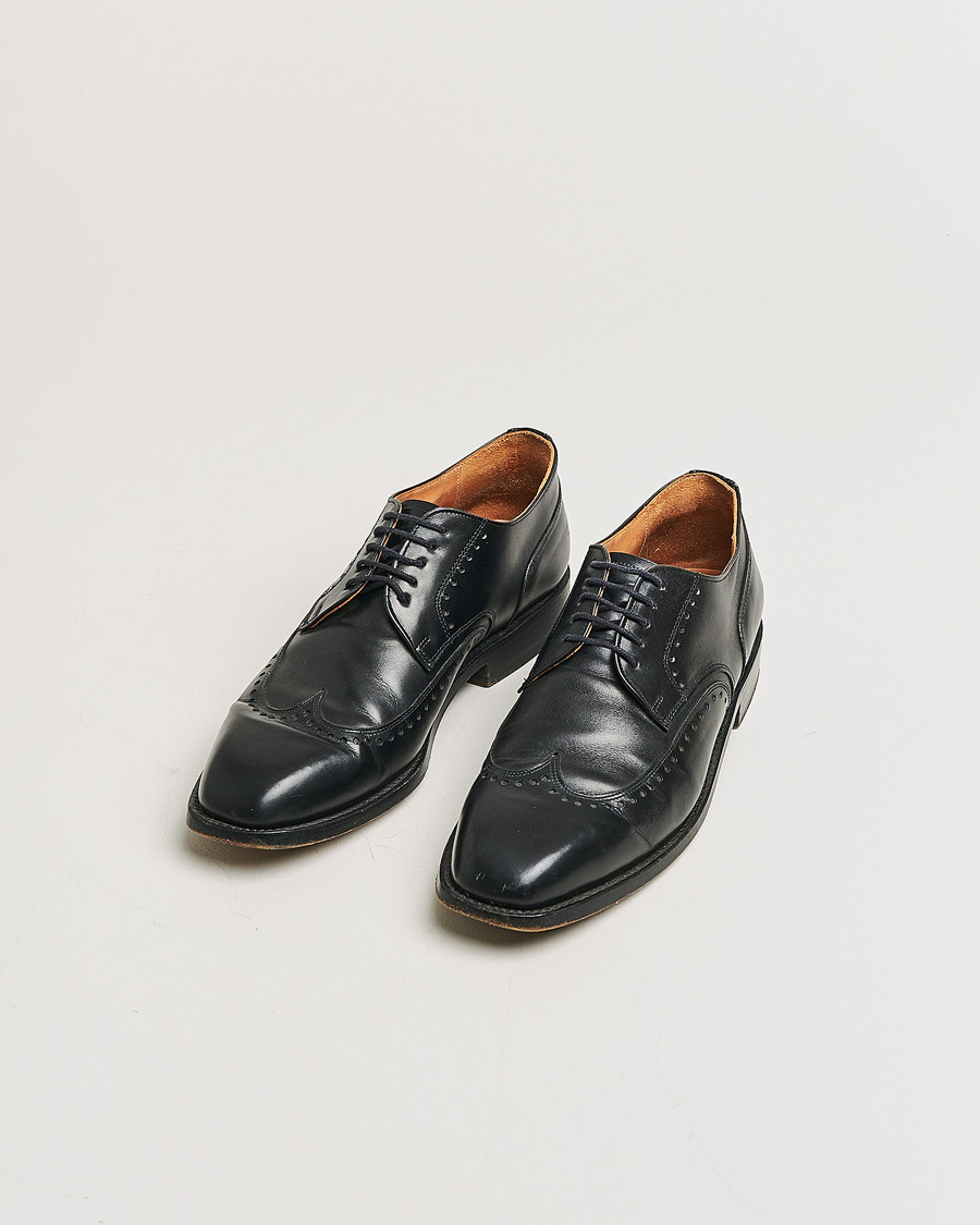 Men | Pre-owned Shoes | Pre-owned | Ludwig Reiter Brogue Black Calf UK8 - EU42