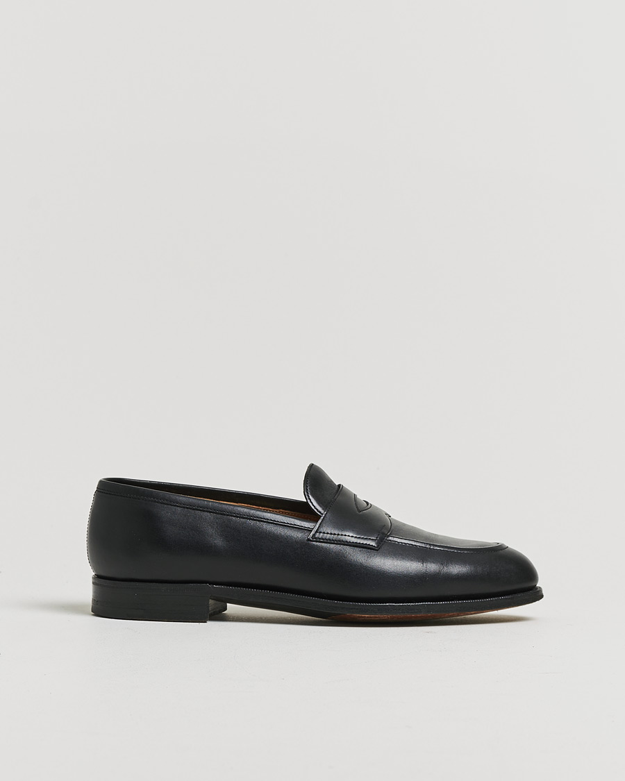 Men | Pre-owned Welted shoes | Pre-owned | Edward Green Piccadilly Penny Loafer Black Calf UK7,5 - EU41,5