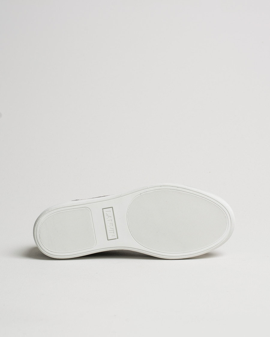 Men | Lanvin Patent Cap Toe Sneaker Black | Pre-owned | Lanvin Patent Cap Toe Sneaker Black