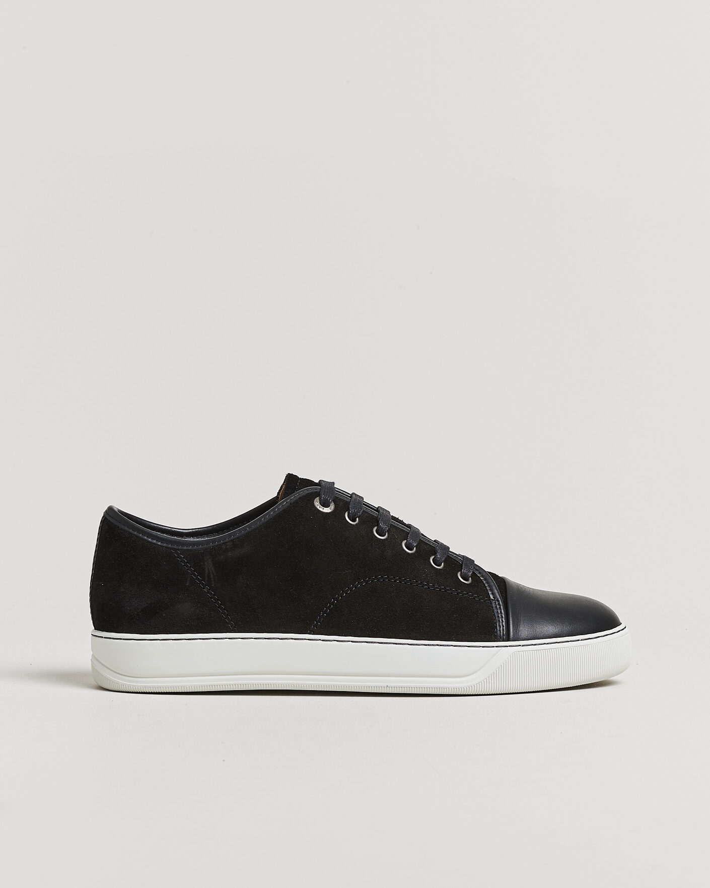 Men | Pre-owned Shoes | Pre-owned | Lanvin DBB1 Nappa Cap Toe Sneaker Black UK8 - EU42