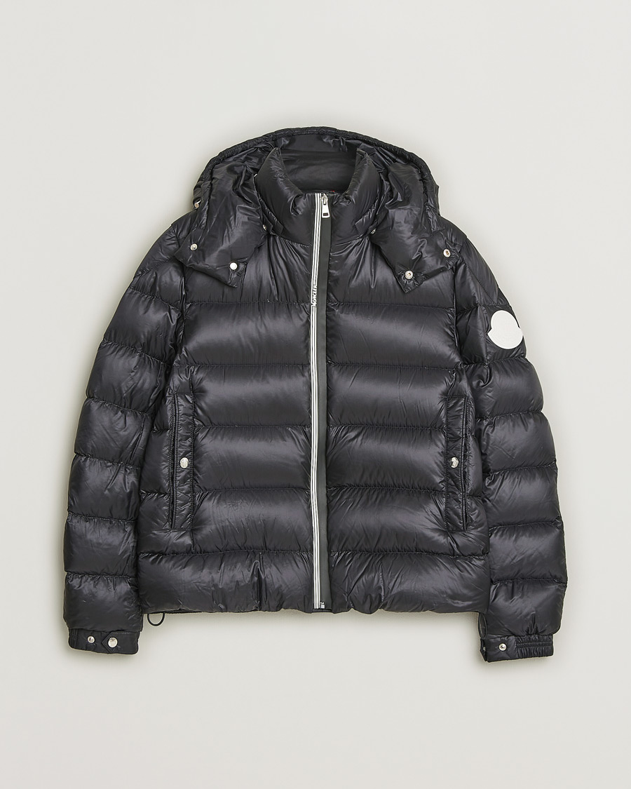 Men | Coats & Jackets | Pre-owned | Moncler Arves Down Hooded Jacket Black