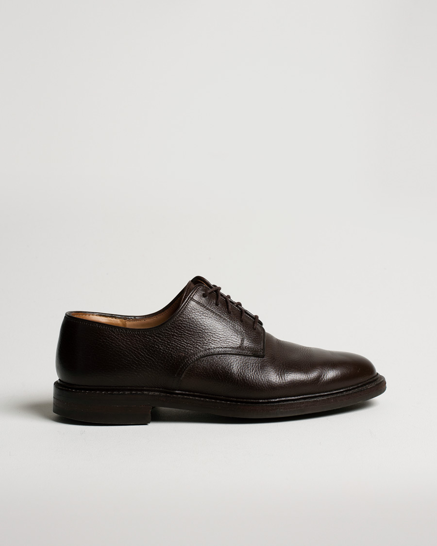 Men | Crockett & Jones x Tärnsjö Garveri Grasmere Country Grain Dainite Dark Brown | Pre-owned | Crockett & Jones x Tärnsjö Garveri Grasmere Country Grain Dainite Dark Brown