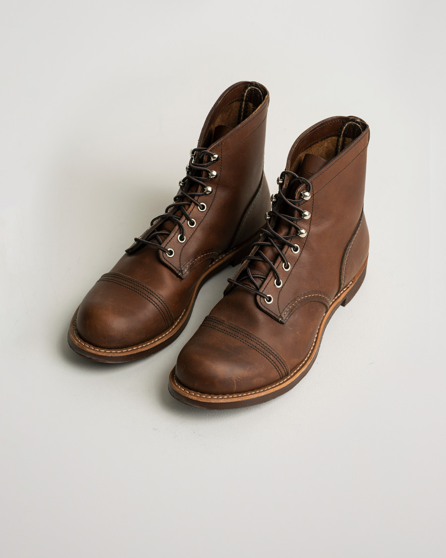 Men | Red Wing Shoes Iron Ranger Boot Amber Harness | Pre-owned | Red Wing Shoes Iron Ranger Boot Amber Harness