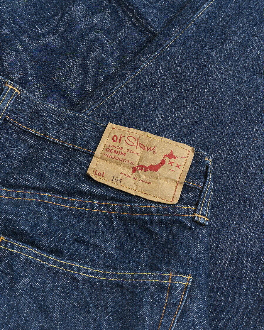 Men | orSlow Straight Fit 105 Selvedge Jeans One Wash 1 - XS | Pre-owned | orSlow Straight Fit 105 Selvedge Jeans One Wash 1 - XS