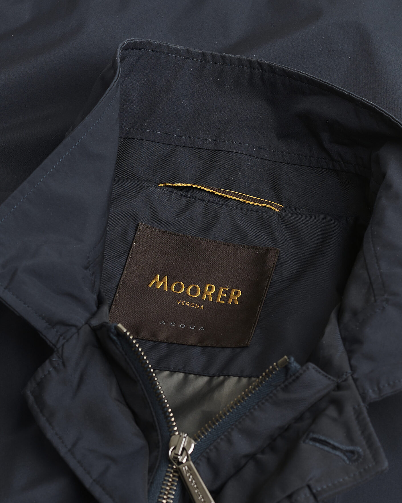 Men | Pre-owned Coats & Jackets | Pre-owned | MooRER Waterproof Nylon Field Jacket Navy 50