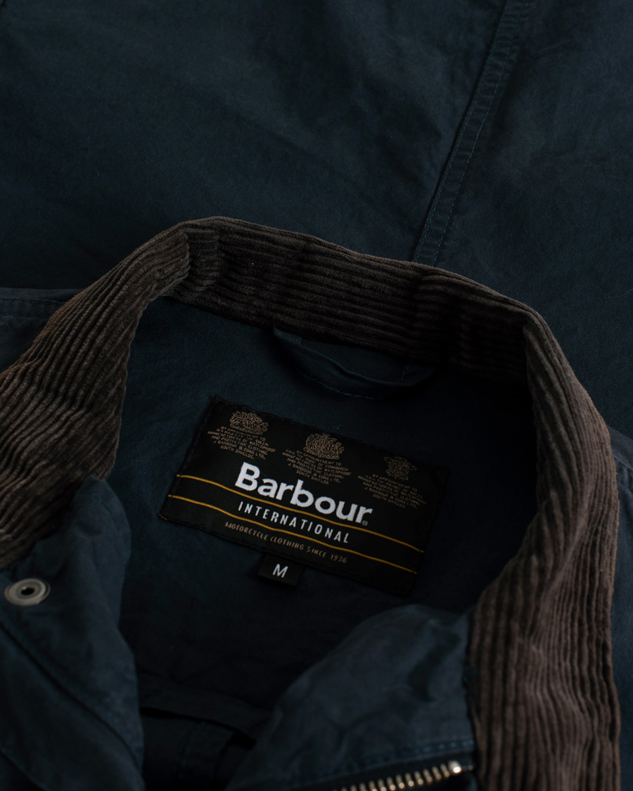 Men | Coats & Jackets | Pre-owned | Barbour International Summer Wash Duke Casual Jacket Navy
