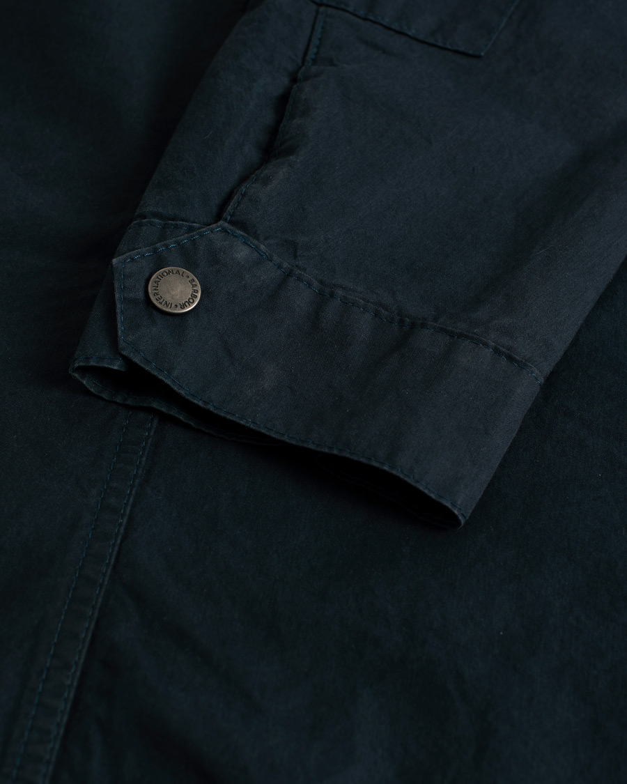 Men | Coats & Jackets | Pre-owned | Barbour International Summer Wash Duke Casual Jacket Navy