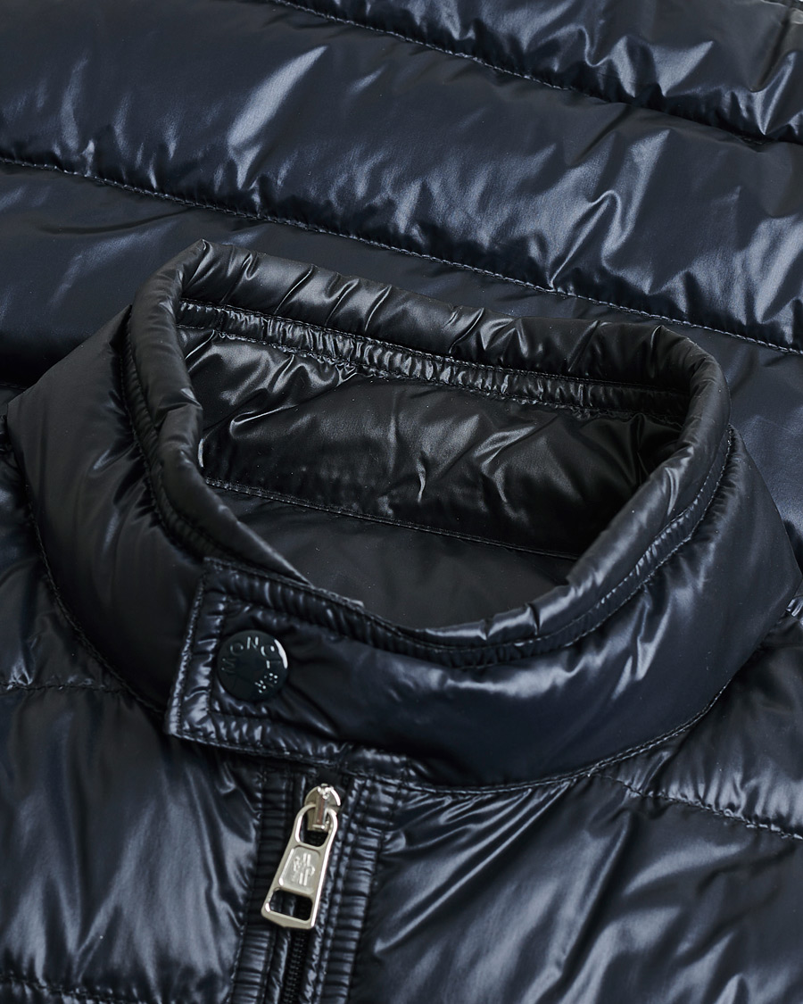 Men | Moncler Gui Vest Navy | Pre-owned | Moncler Gui Vest Navy