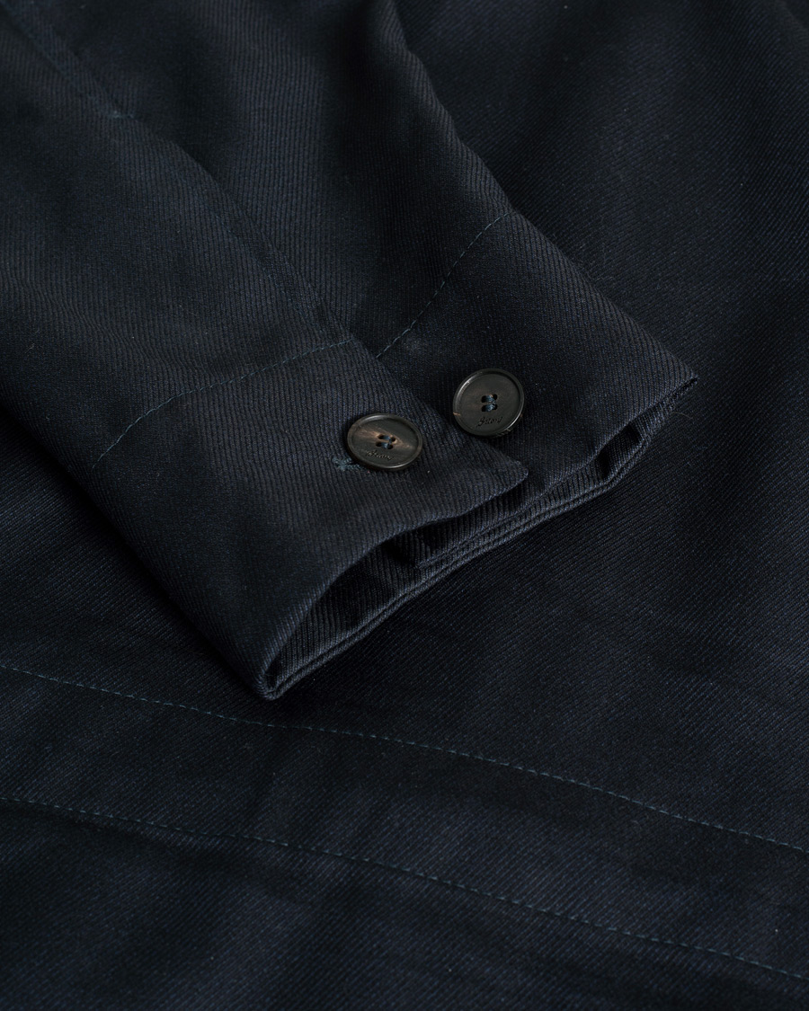 Men | Coats & Jackets | Pre-owned | Brioni Light Wool Sahariana Navy
