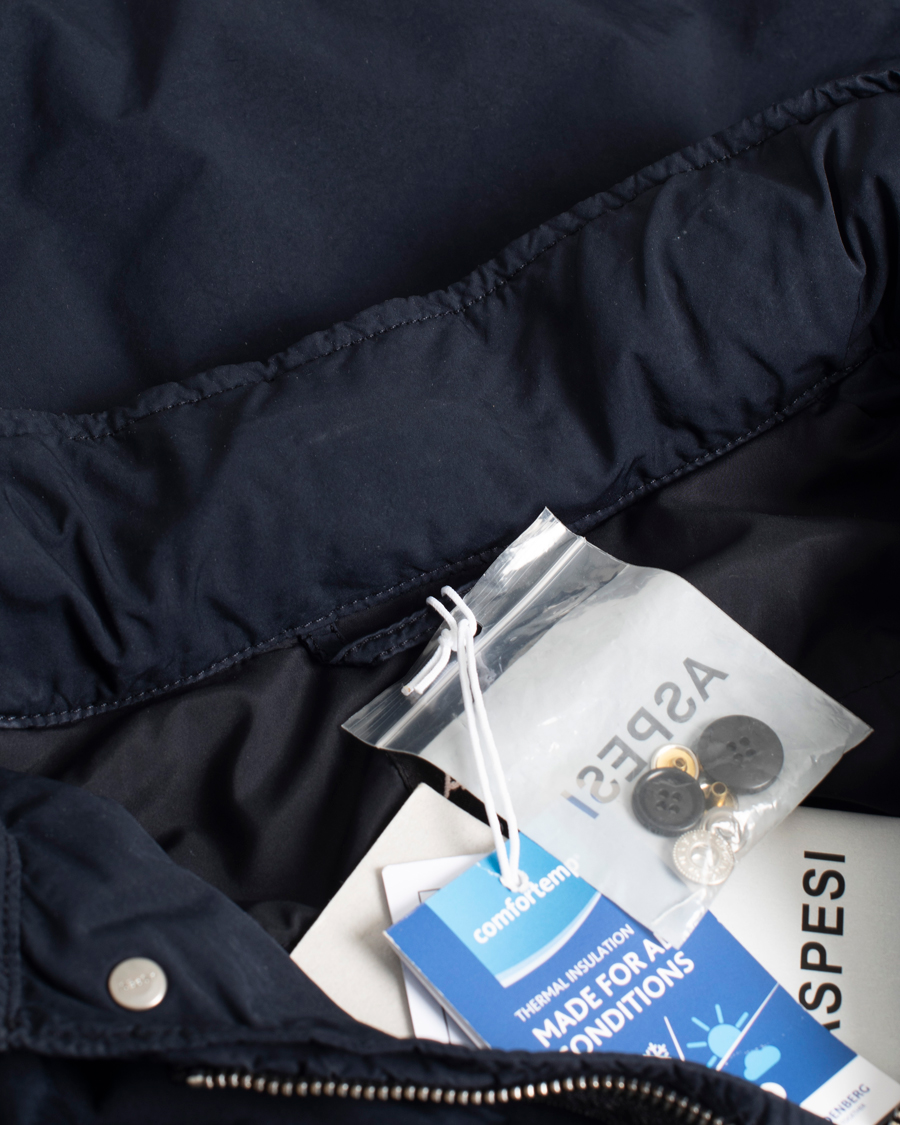 Men | Coats & Jackets | Pre-owned | Aspesi Garment Dyed Field Jacket Navy
