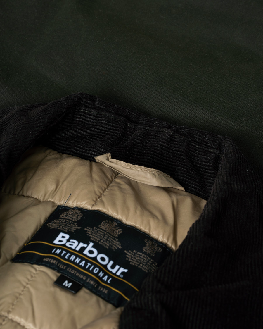 Men | Coats & Jackets | Pre-owned | Barbour International Steve McQueen Workers Wax Jacket Sage