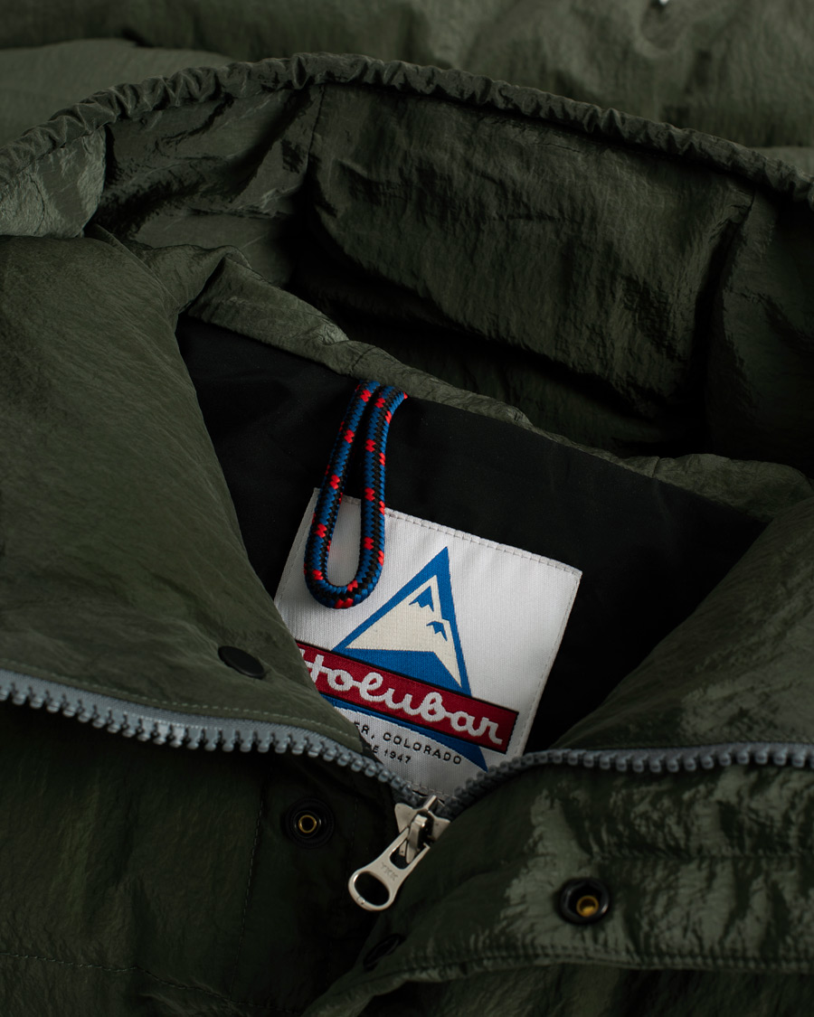 Men | Holubar M103 Deep Powder Puffer Jacket Military Olive | Pre-owned | Holubar M103 Deep Powder Puffer Jacket Military Olive