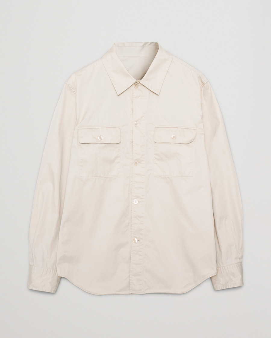 Men | Shirts | Pre-owned | Filippa K Oscar Cotton Shirt Soft Beige