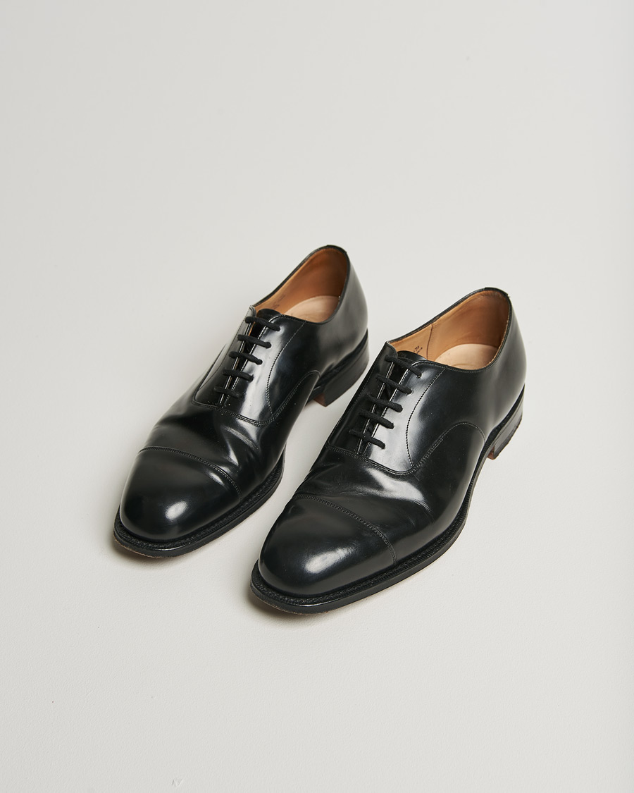 Men | Church's Consul Calf Leather Oxford Black | Pre-owned | Church's Consul Calf Leather Oxford Black