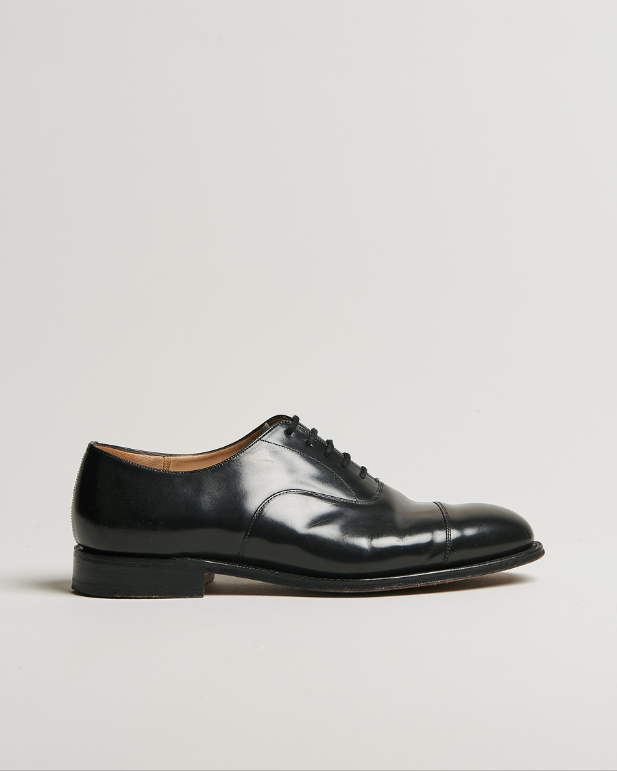 Men | Church's Consul Calf Leather Oxford Black | Pre-owned | Church's Consul Calf Leather Oxford Black