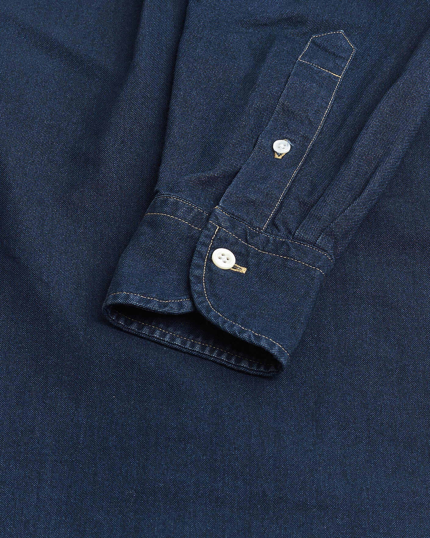 Men | Pre-owned Shirts | Pre-owned | Drake's The American Flap B.O Oxford Shirt Navy 15,5(39 - M)