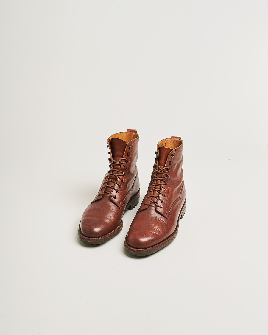 Men | Crockett & Jones Snowdon Boot Brown Calf UK9 - EU43 | Pre-owned | Crockett & Jones Snowdon Boot Brown Calf UK9 - EU43