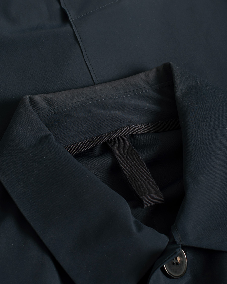 Men | Coats & Jackets | Pre-owned | Harris Wharf London Light Technic Mac Coat Dark Blue