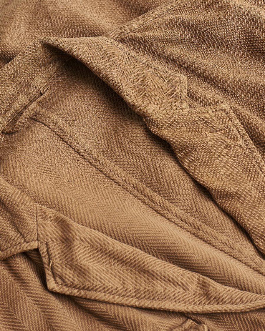 Men | Altea Safari Blazer Camel Brown 52 | Pre-owned | Altea Safari Blazer Camel Brown 52