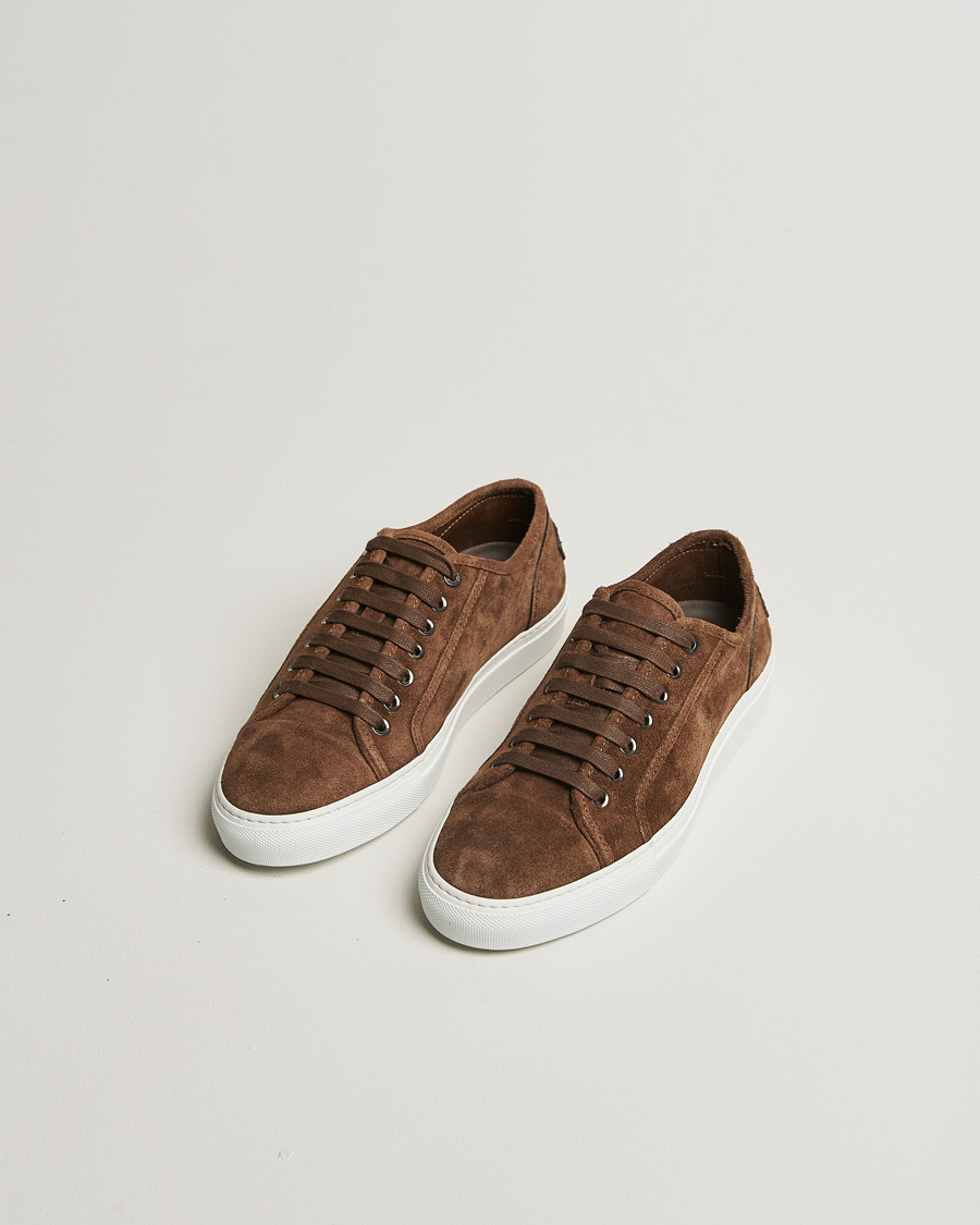 Men | Brioni Casetta Suede Sneakers Brown | Pre-owned | Brioni Casetta Suede Sneakers Brown