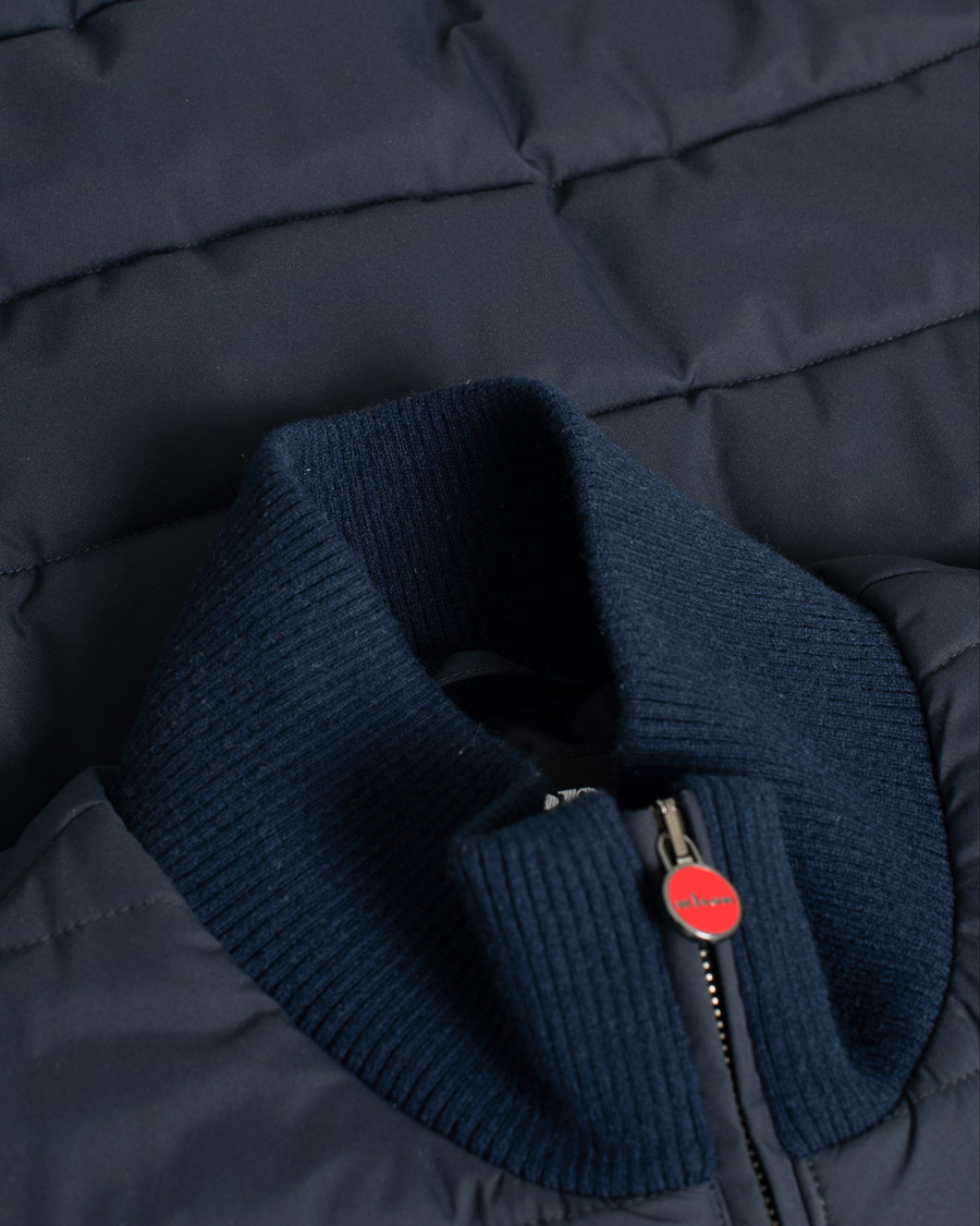 Men | Coats & Jackets | Pre-owned | Kiton Nylon Down Vest Navy