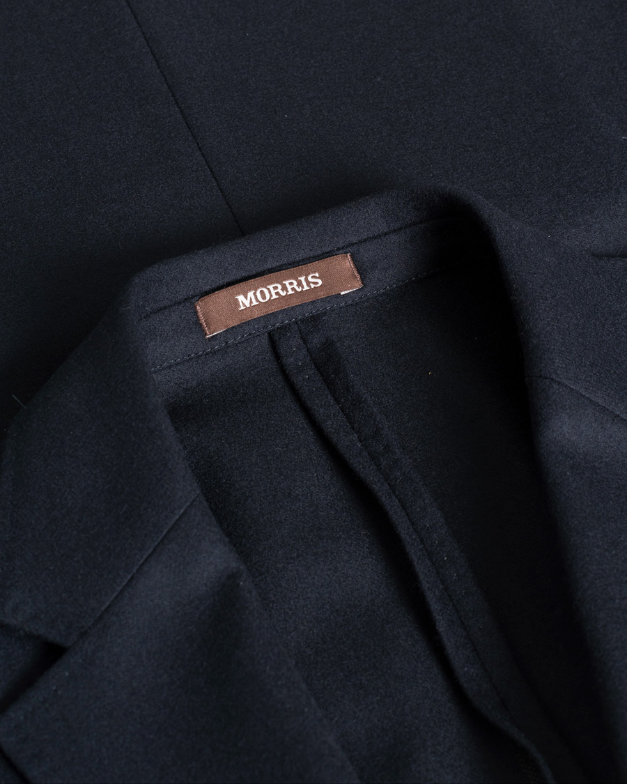 Men | Pre-owned Blazers | Pre-owned | Morris Heritage Keith Flannel Suit Blazer Navy