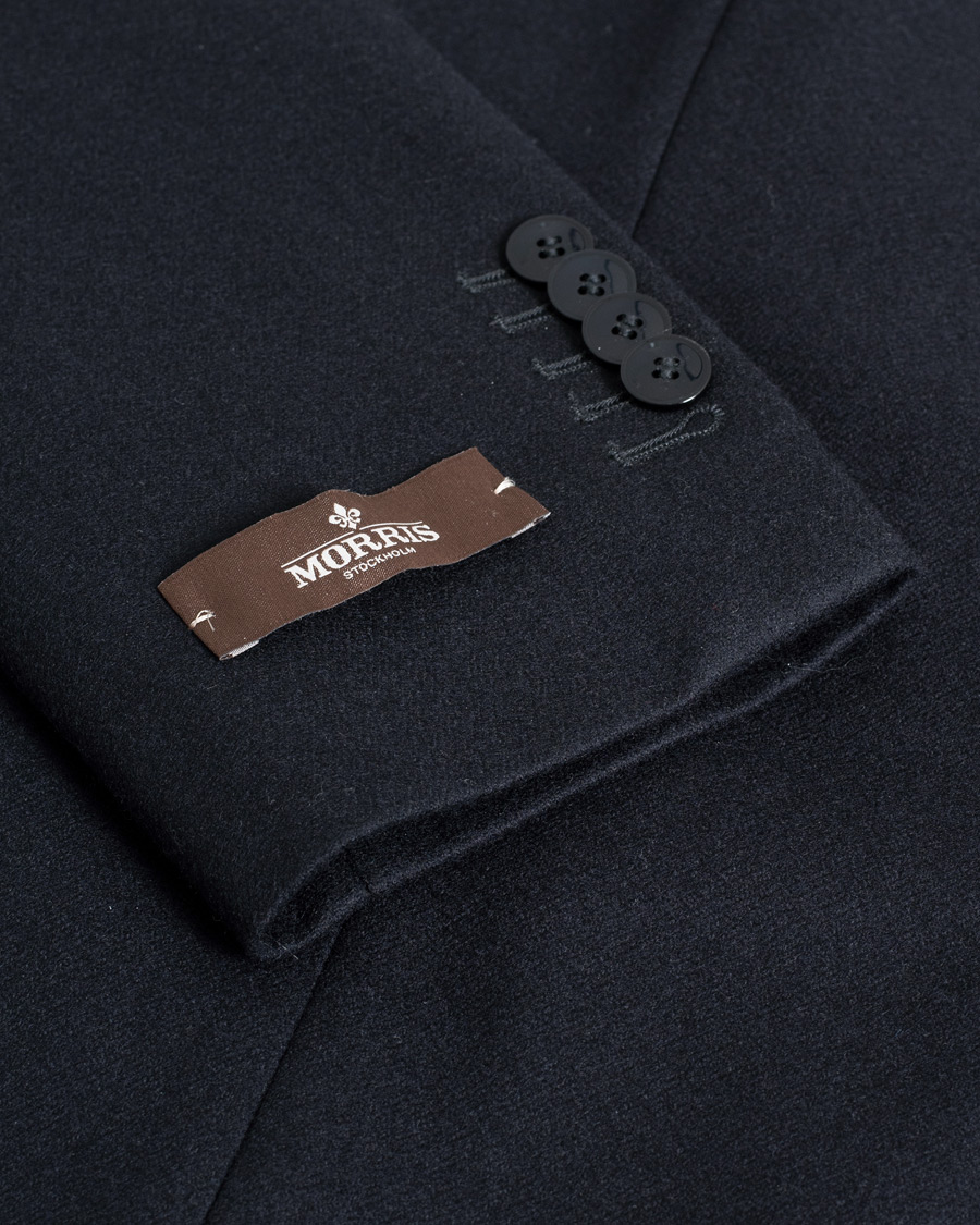 Men | Pre-owned Blazers | Pre-owned | Morris Heritage Keith Flannel Suit Blazer Navy