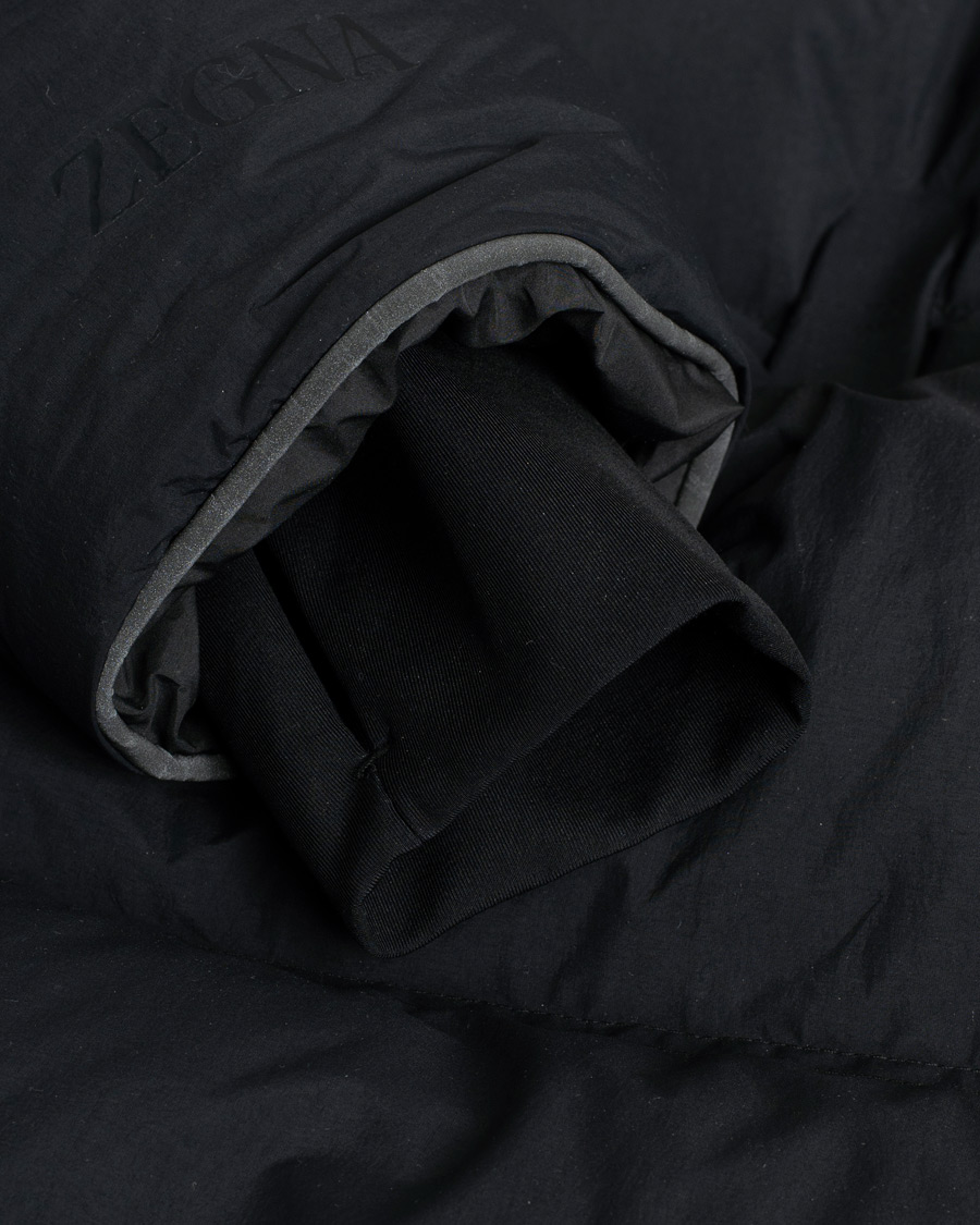 Men | Coats & Jackets | Pre-owned | Zegna Laminated Down Jacket Black