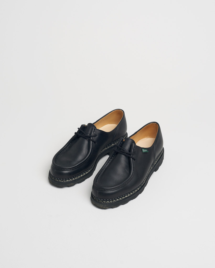 Men | Paraboot Michael Derby Black | Pre-owned | Paraboot Michael Derby Black
