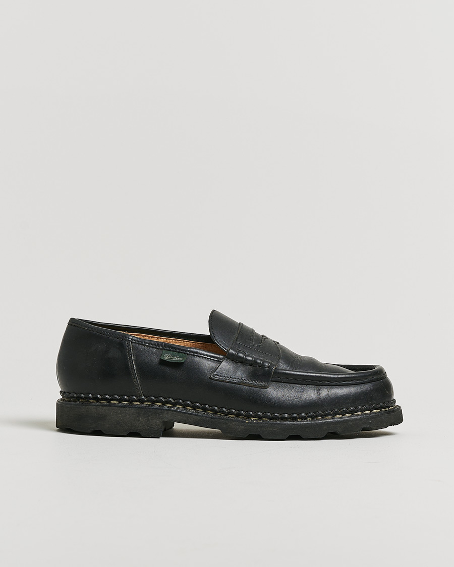 Men | Paraboot Reims Loafer Black UK9 - EU43 | Pre-owned | Paraboot Reims Loafer Black UK9 - EU43