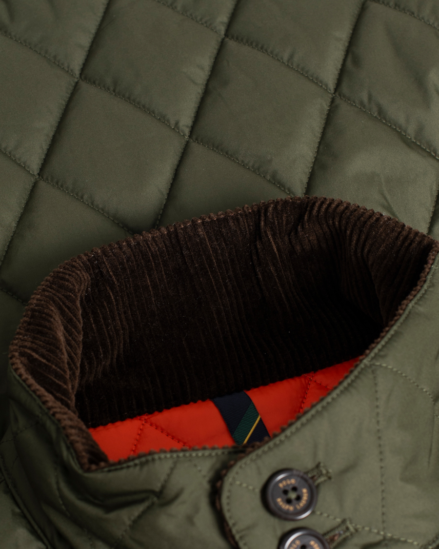 Men | Coats & Jackets | Pre-owned | Polo Ralph Lauren Beaton Quilted Jacket Company Olive M