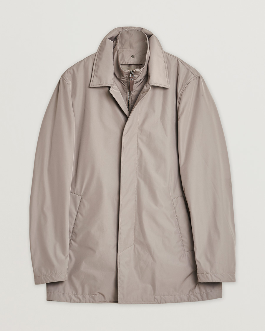 Men | Pre-owned Coats & Jackets | Pre-owned | Canali Rain Protection Car Coat Sand 48
