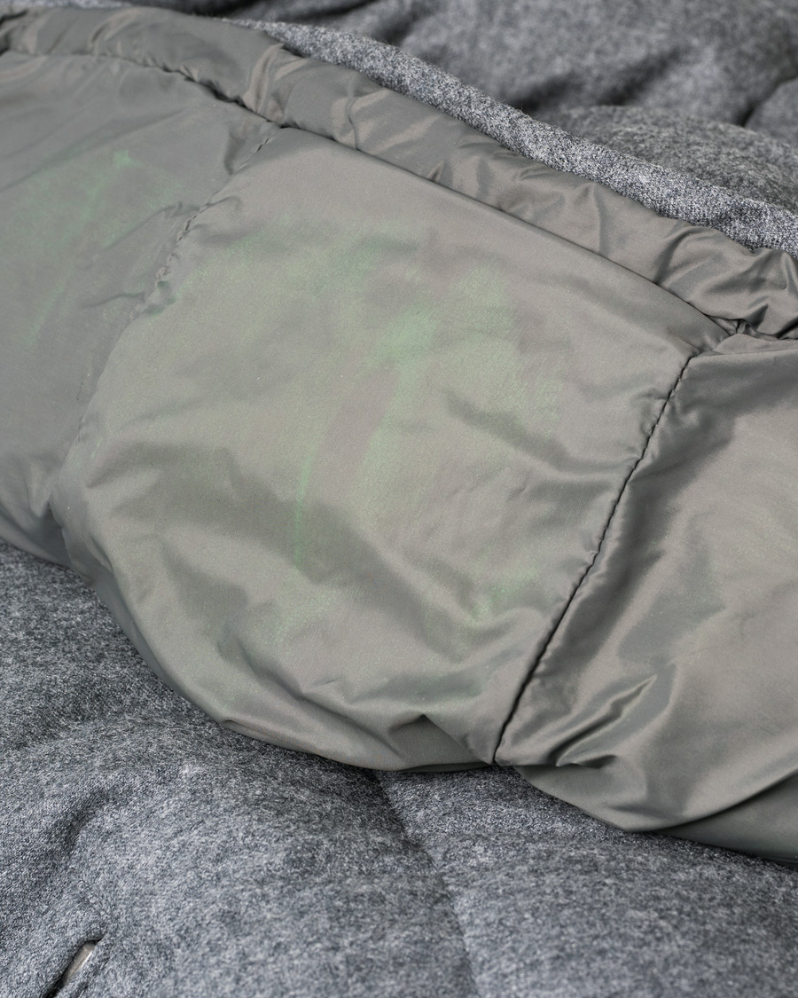 Men | Coats & Jackets | Pre-owned | Moncler Montgenevre Flannel Down Jacket Grey Melange