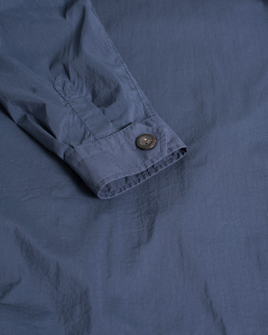 Men | Shirts | Pre-owned | Eton Cotton Nylon Overshirt Navy L