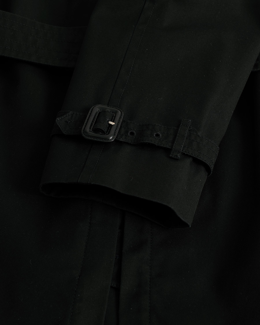 Men | Burberry Mid-length Kensington Trench Black 50 | Pre-owned | Burberry Mid-length Kensington Trench Black 50