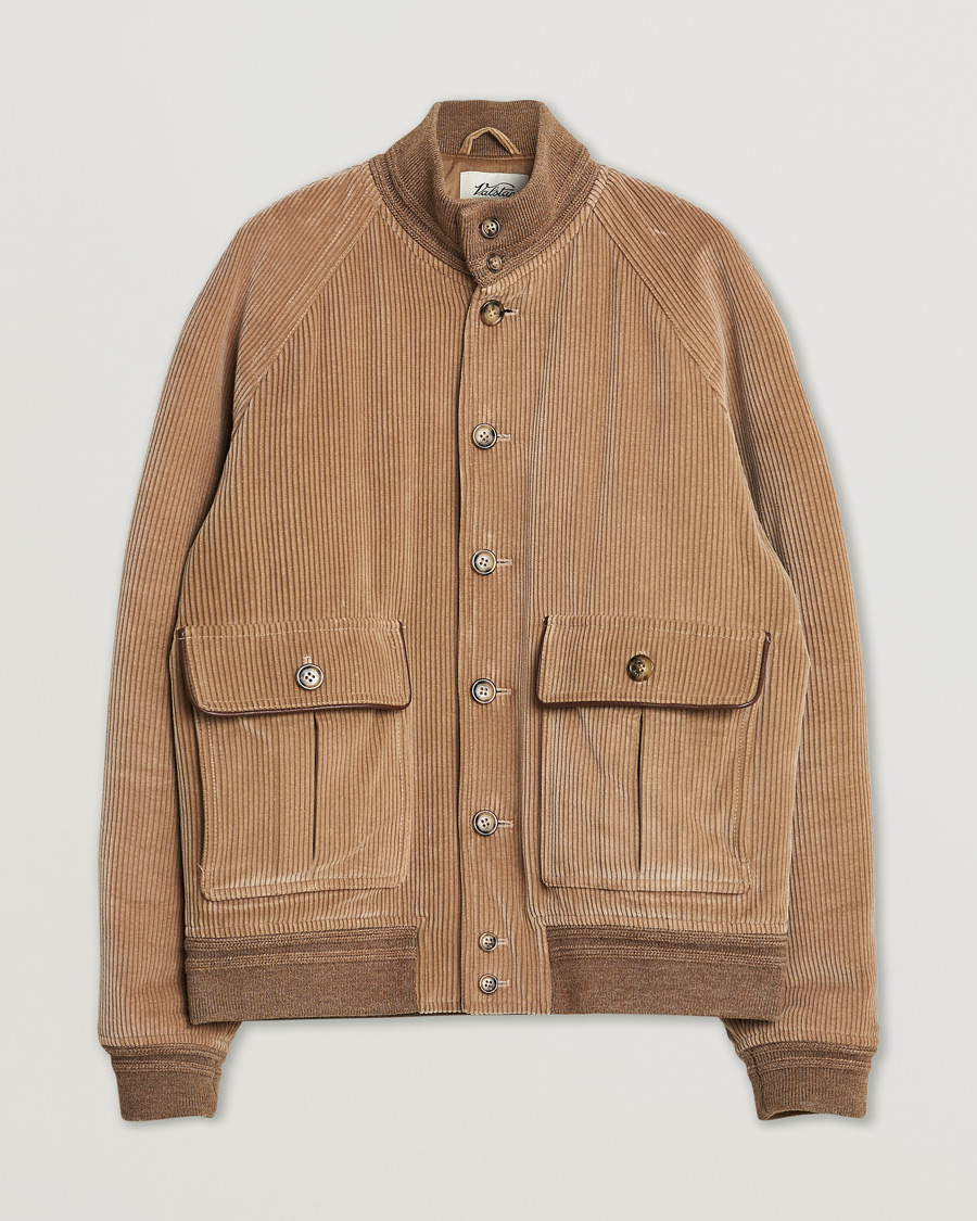 Men | Pre-owned Coats & Jackets | Pre-owned | Valstar Raglan Corduroy Jacket Sand 48