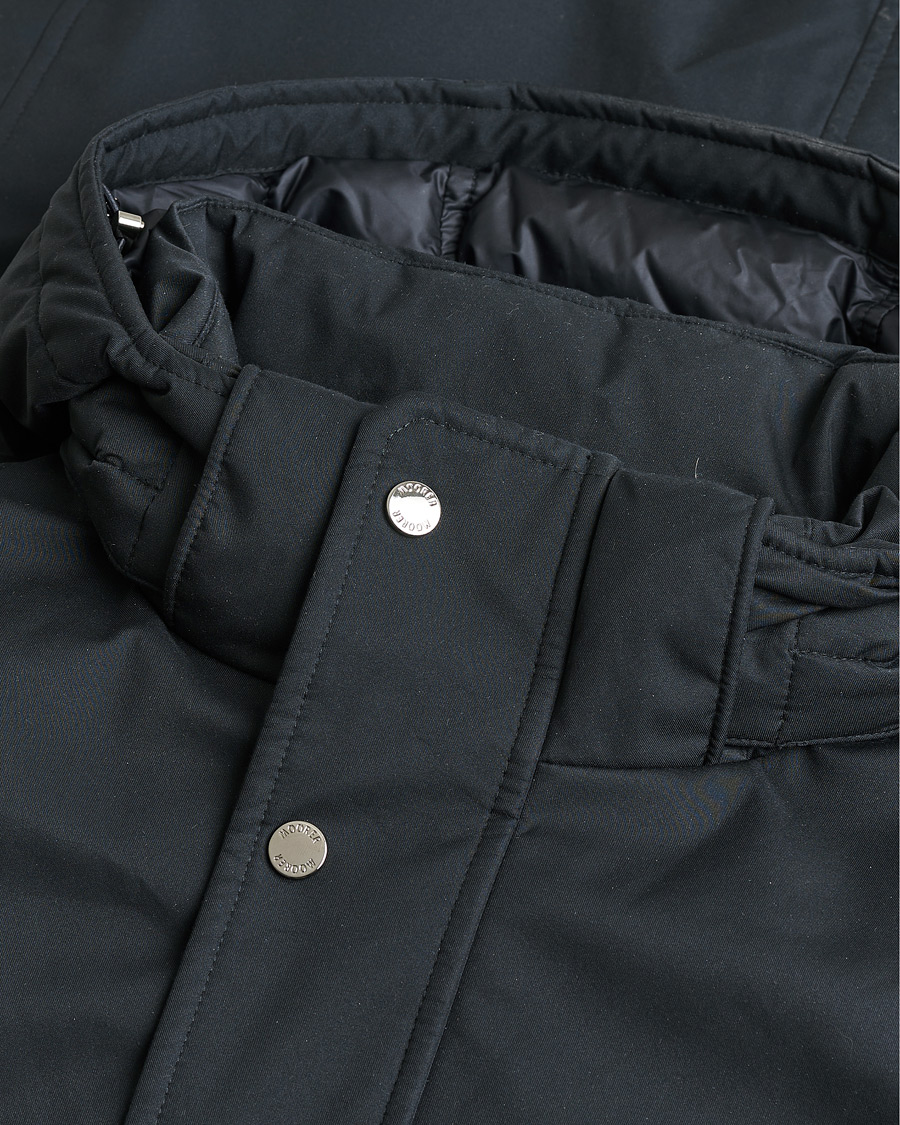 Men | MooRER Vermont Waterproof Padded Parka Navy 52 | Pre-owned | MooRER Vermont Waterproof Padded Parka Navy 52