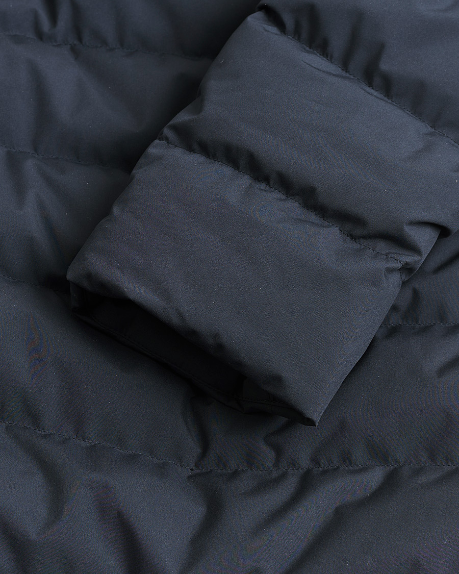 Men | Herno Water Repellent Half Long Parka Navy 46 | Pre-owned | Herno Water Repellent Half Long Parka Navy 46