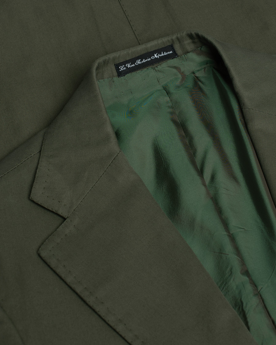 Men | Pre-owned Suits | Pre-owned | Orazio Luciano Cotton Suit Green 50