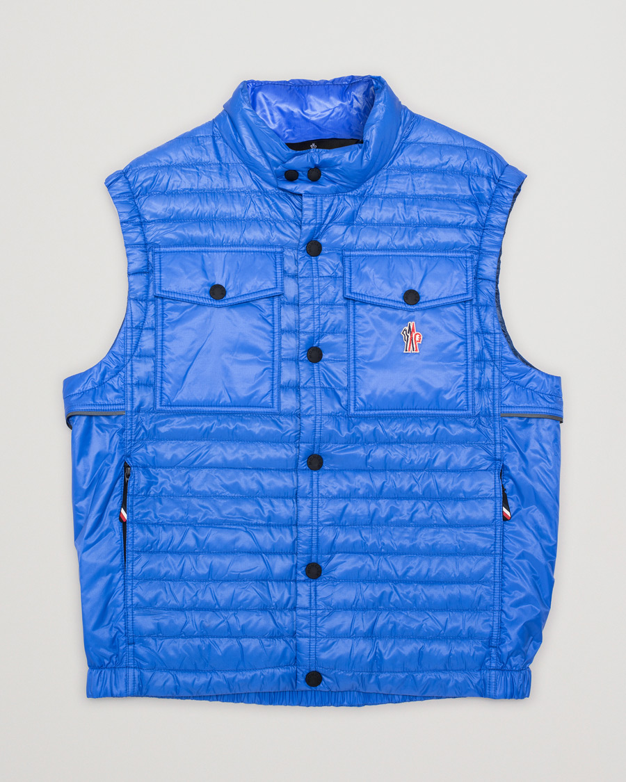 Men | Coats & Jackets | Pre-owned | Moncler Grenoble Padded Vest Clear Blue