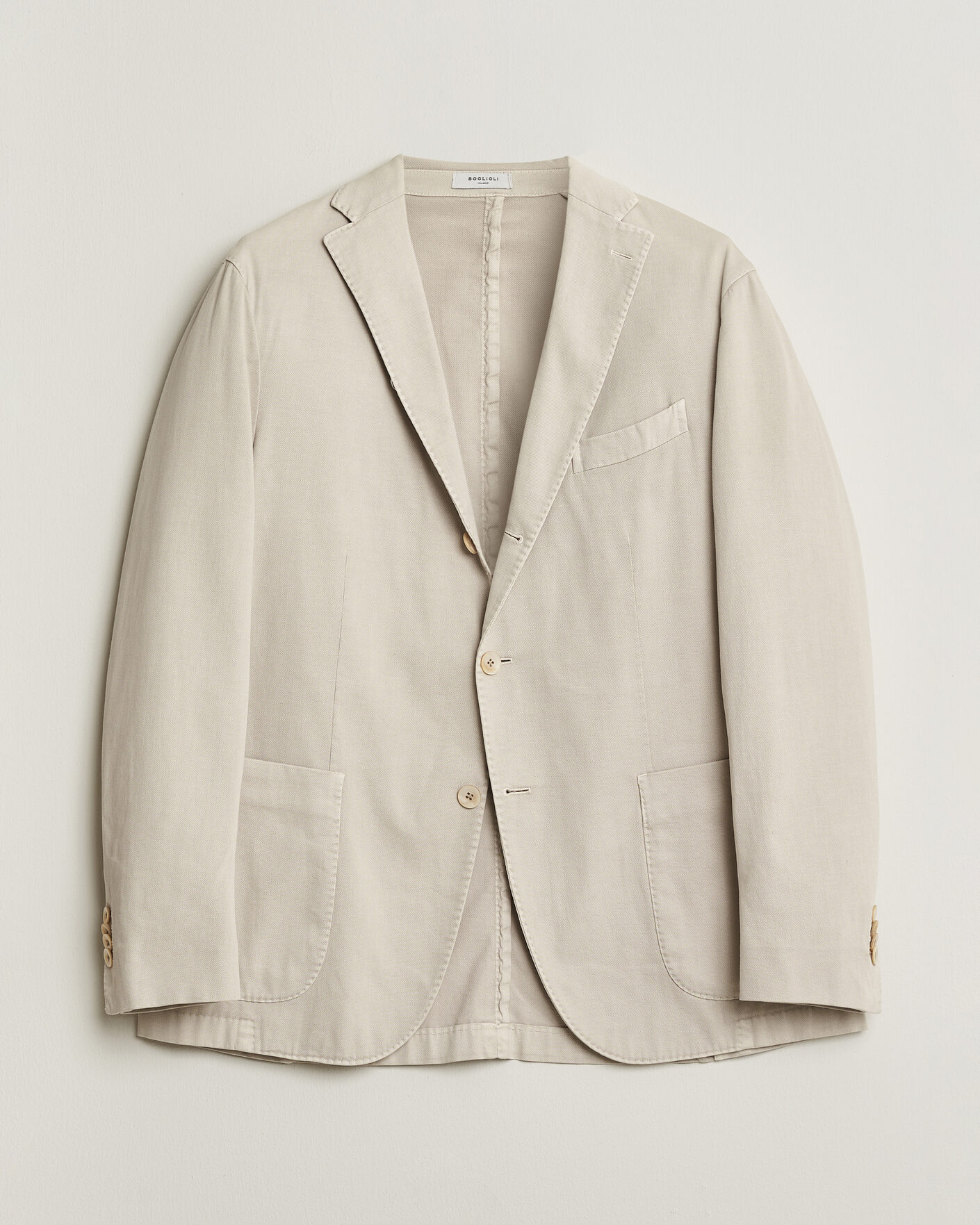 Men | Pre-owned Blazers | Pre-owned | Boglioli K Jacket Cotton Stretch Blazer Light Beige 52