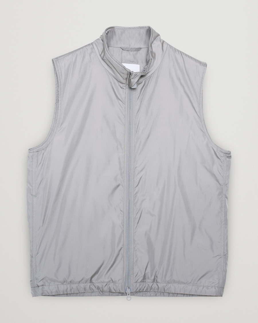 Men | Coats & Jackets | Pre-owned | Aspesi Vernes Nylon Gilet Grey
