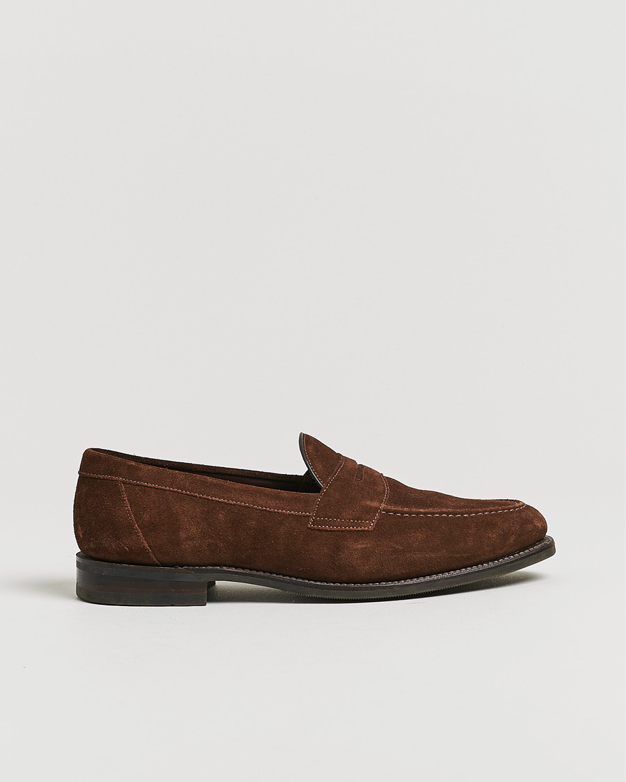 Men | Loake 1880 Grant Shadow Sole Brown Suede | Pre-owned | Loake 1880 Grant Shadow Sole Brown Suede