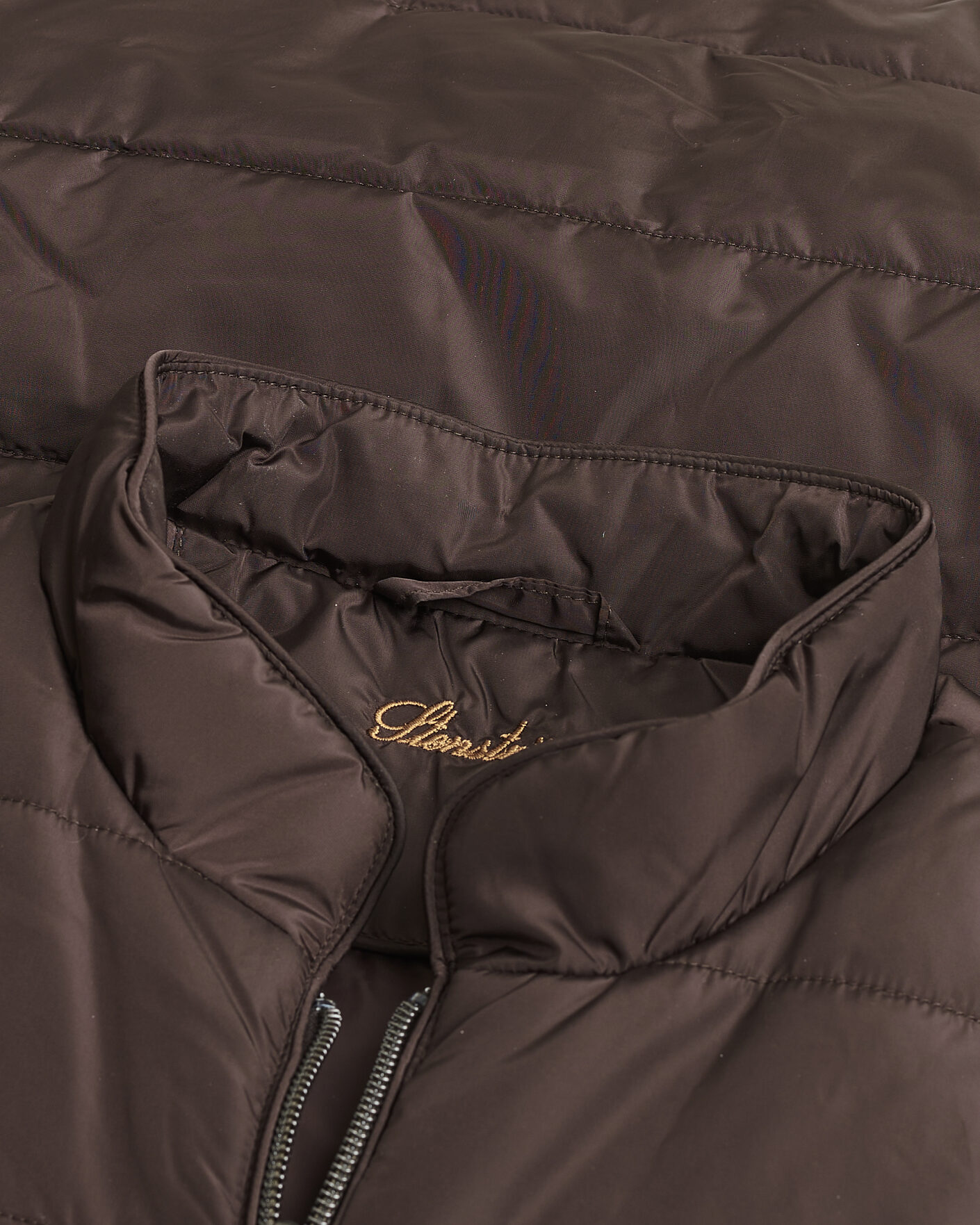 Men | Pre-owned Coats & Jackets | Pre-owned | Stenströms Padded Nylon Vest Brown M