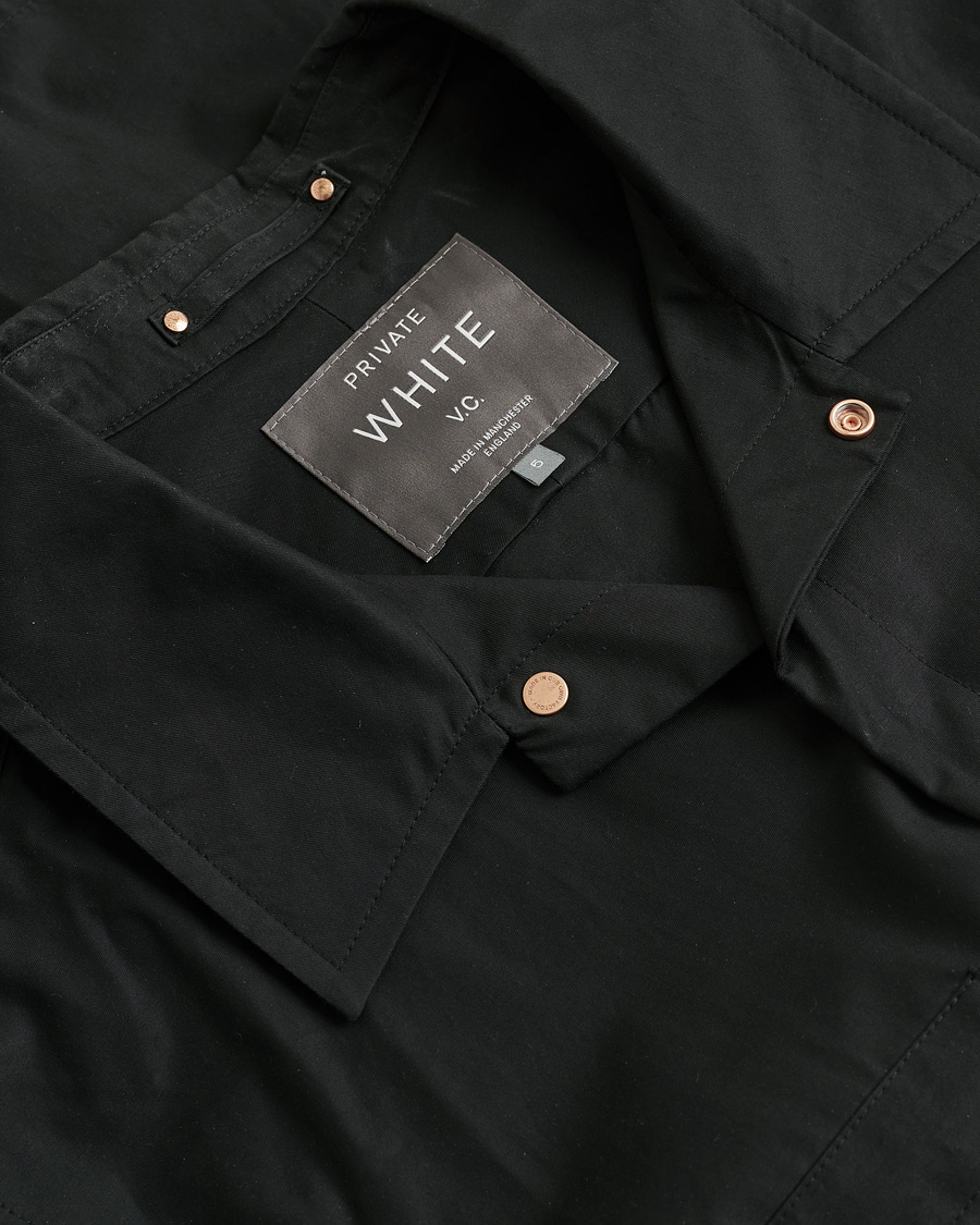 Men | Private White V.C. Overshirt Black 5 - L | Pre-owned | Private White V.C. Overshirt Black 5 - L