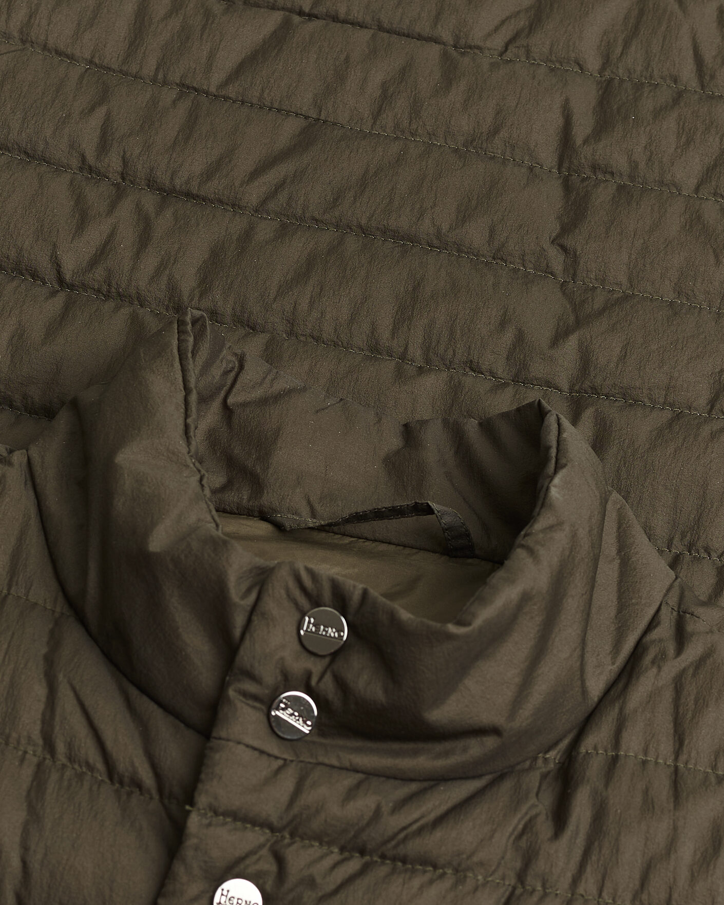 Men | Pre-owned Coats & Jackets | Pre-owned | Herno Nylon Jacket Dark Olive 48