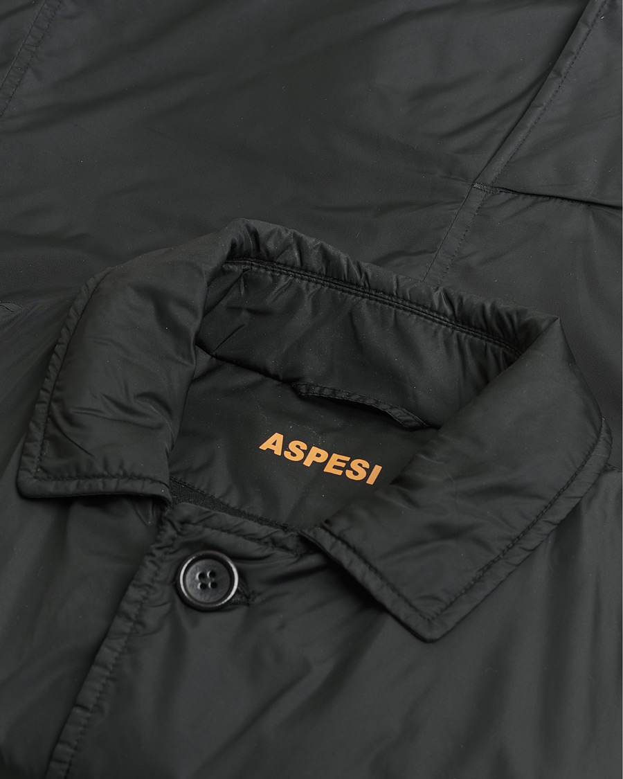 Men | Pre-owned Coats & Jackets | Pre-owned | Aspesi Limone Winter Raincoat Black L