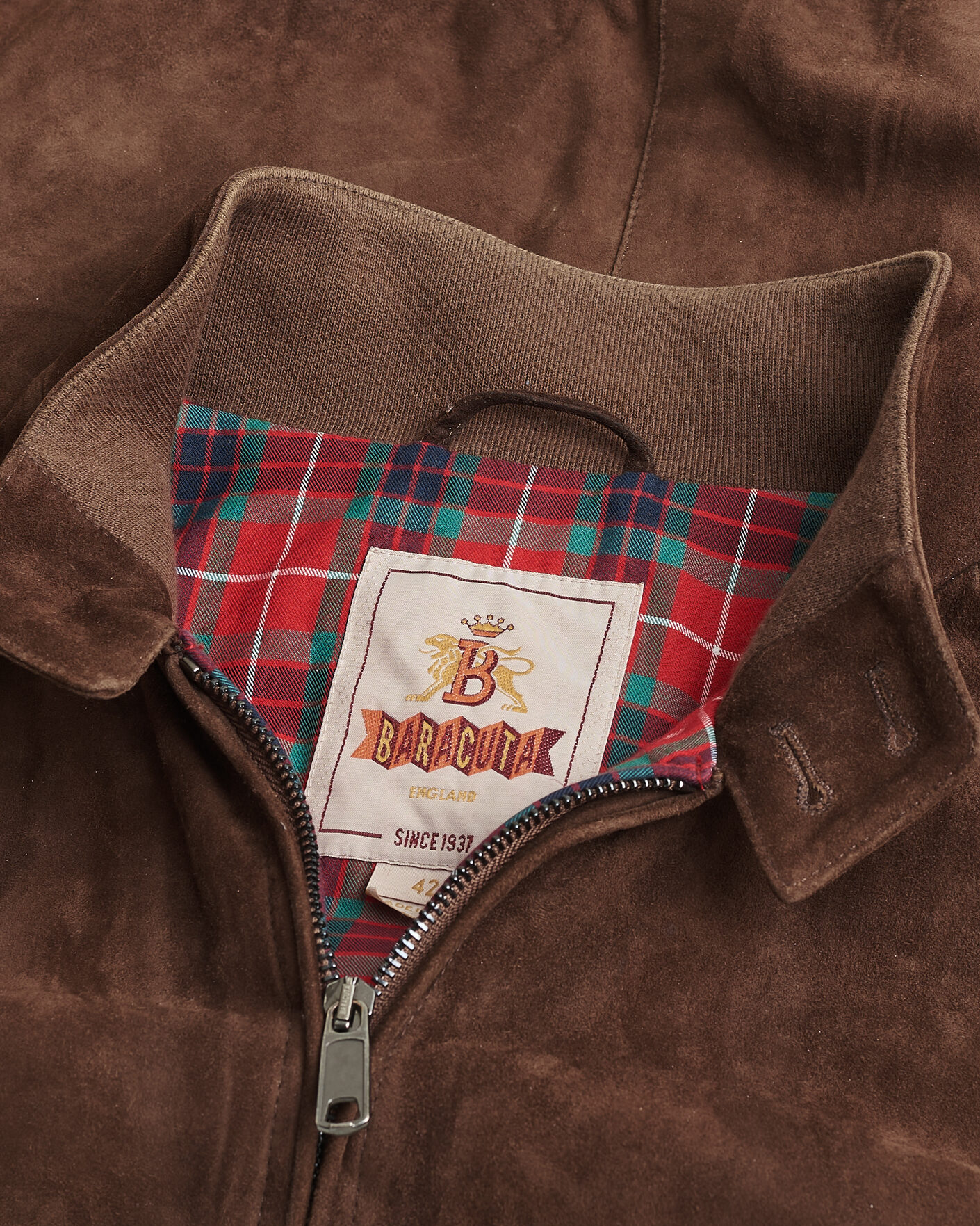 Men | Pre-owned Coats & Jackets | Pre-owned | Baracuta G9 Suede Jacket Chocolate UK42 - EU52